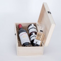 Premium Collection - Gift Box with Wine, Herbs and Breadsticks